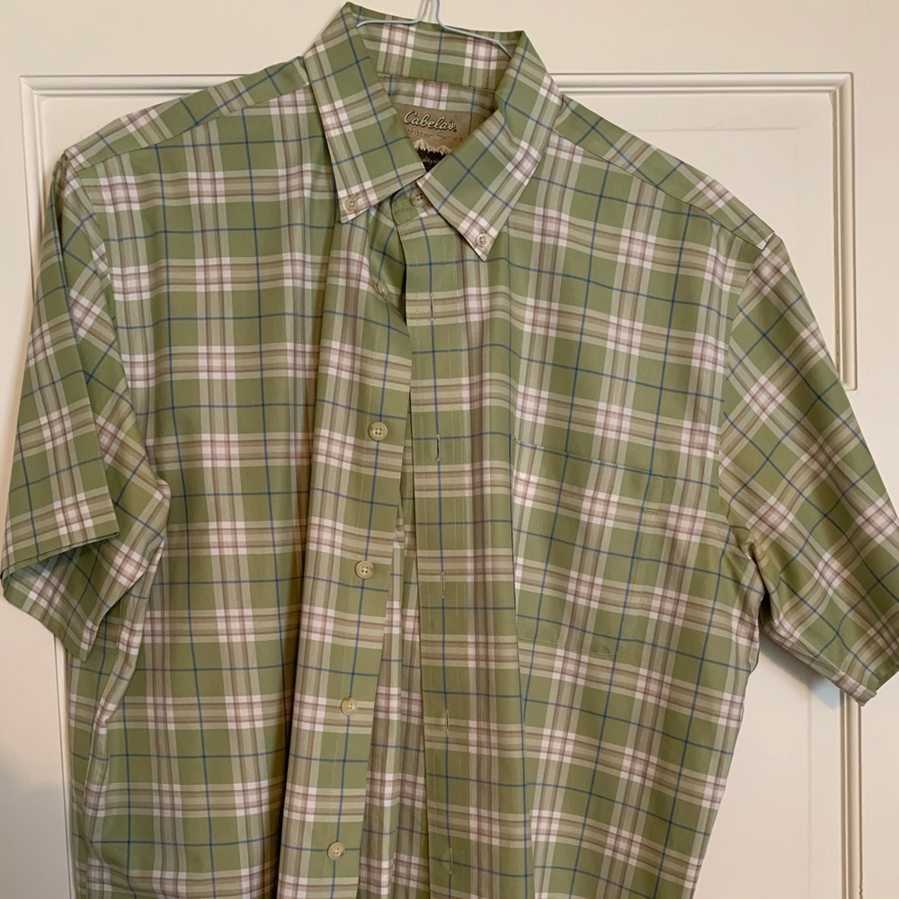 Cabela’s s/s shirt, large, excellent condition